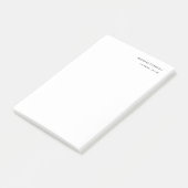 Officier in de rechten Minimalist Classical Plain Post-it® Notes (Schuin)