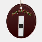 Officier van het leger 1 kerstversiering keramisch ornament (Links)