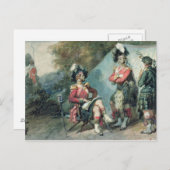 Officieren van de 79e hooglanders briefkaart (Voorkant / Achterkant)