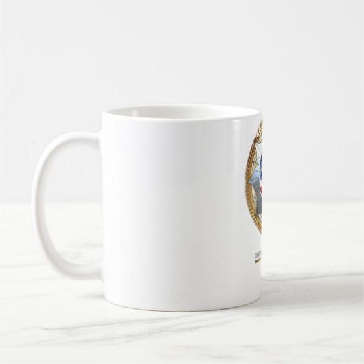 Officiers de correction de l'Amérique café Mug (Gauche)
