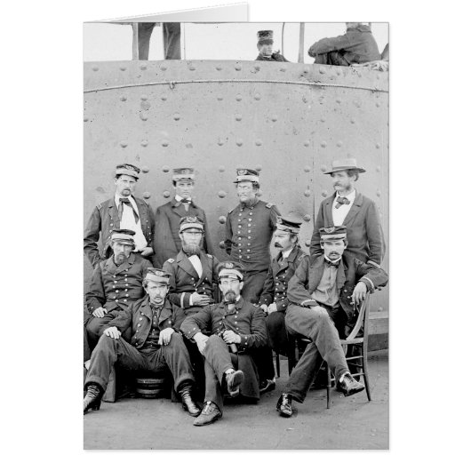 Officiers sur USS Monitor, 1862 (Devant)