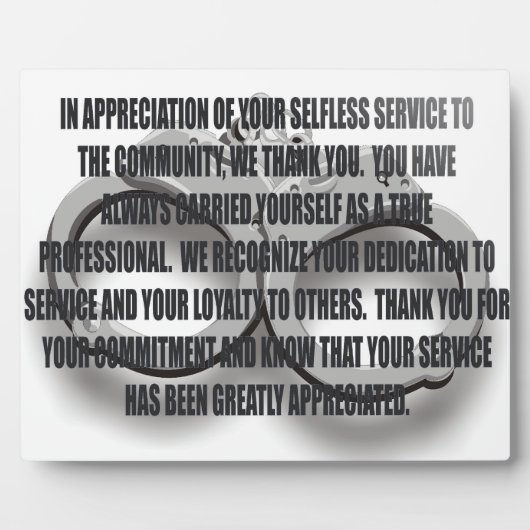 OFFICIERSTERRETIMENT PLAQUE FOTOPLAAT (Voorkant)