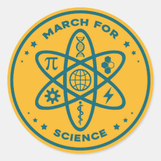 officieuze mars voor Sticker wetenschap