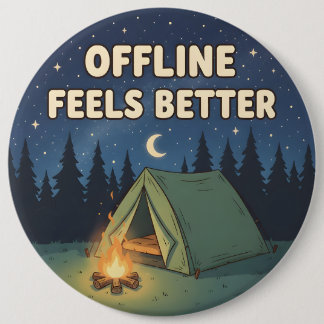 Offline Feels Better Ronde Button 6,0 Cm