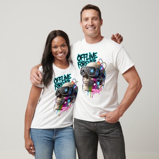 Offline Forever – Unplug to Survive T-shirt (Unisex)
