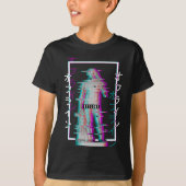 Offline Grieks beeld Glitch Japanse damp T-shirt (Voorkant)