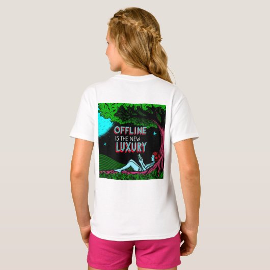 Offline Is The New Luxury T-shirt (Achterkant volledig)