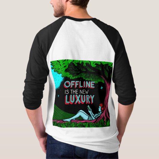 Offline Is The New Luxury T-shirt (Achterkant)