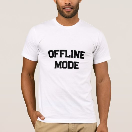 Offline Modus T-shirt (Voorkant)
