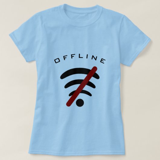 Offline -  - t-shirt (Design voorkant)