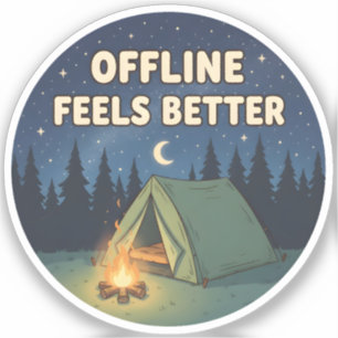 Offline Voelt Beter Sticker