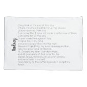 Offre de matin et taie d'oreiller de prière du (Dos)