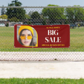 Offre de vente de lunettes de soleil avec bannière (En situation)