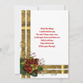 Offres de Noël Carte de vacances à plat (Dos)