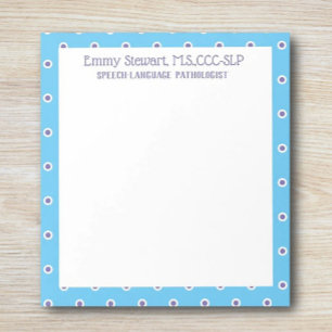 Offrez-le ! ! Bloc-notes SLP personnalisé ! Bloc-n