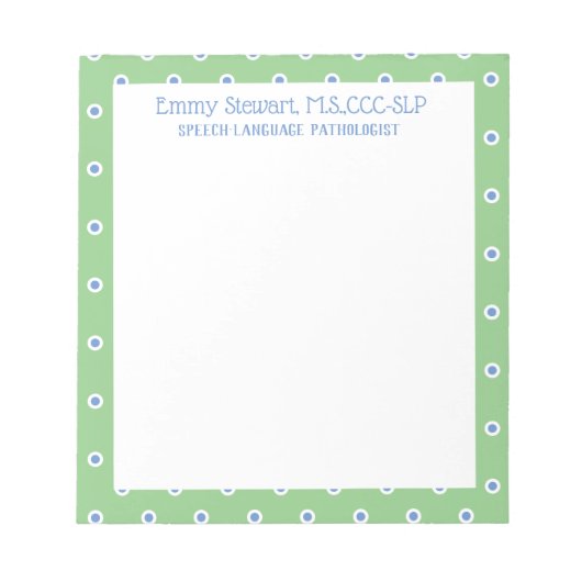 Offrez-le ! ! Bloc-notes SLP personnalisé ! Bloc-n (Devant)