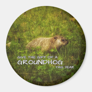 Offrez le cadeau d'un aimant de Groundhog cette an