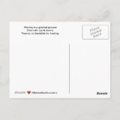 Offrez-vous du temps_C_ Carte postale (Dos)