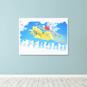 Offroad - 02 canvas afdruk (Insitu (Houten vloer))