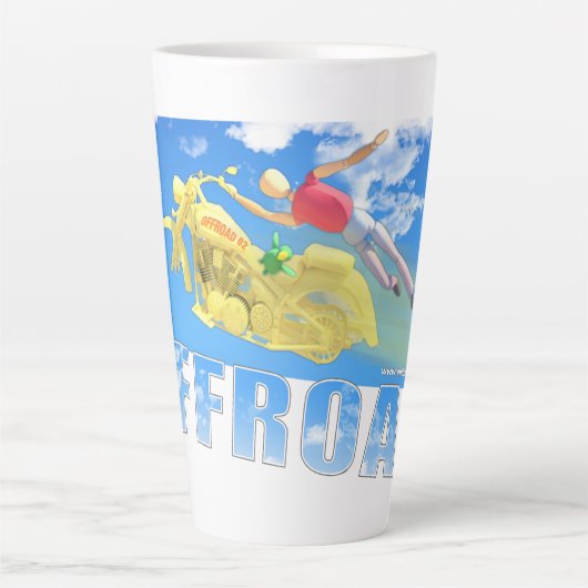 Offroad - 02 latte mok (Voorkant)