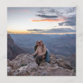 Offroad Canyon Koppel Bruiloft Menu (Achterkant)
