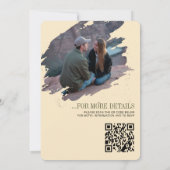 Offroad Canyon Paar Bruiloft Kaart (Achterkant)