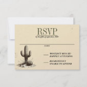 Offroad Canyon Paar RSVP Kaartje (Voorkant)