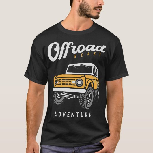 Offroad car beast adventure t-shirt (Voorkant)