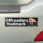 Offroaders Hedmark - Bumpersticker zwart (Op auto)