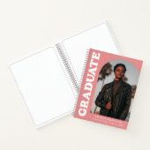Offset Arch Pink Photo Graduation Livre d'invités (Intérieur)