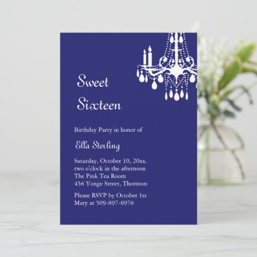 Offset Grand Ballroom Invitation d'anniversaire (i (Debout devant)