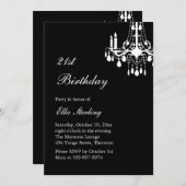Offset Grand Ballroom Invitation d'anniversaire (n (Devant / Derrière)