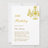 Offset Grand Ballroom Invitation d'anniversaire (o (Devant)