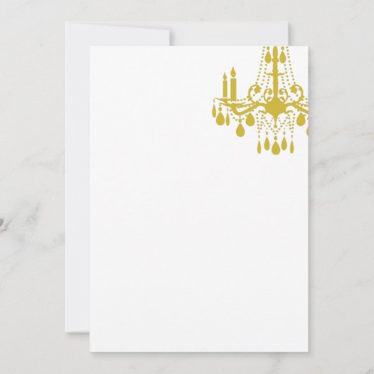 Offset Grand Ballroom Invitation d'anniversaire (o (Dos)