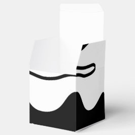 Offset kamer: Abstract zwart, wit & rood Bedankdoosjes