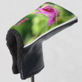 Offset Pink Bud gepersonaliseerde putter Hoesje Golfheadcover (3/4 voorkant)