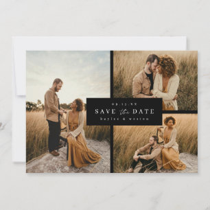 Offset raster Vormgeving Save the Date Fotokaart A