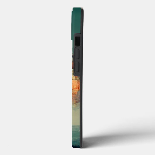 Offshore Citadel Fantasy Sci-Fi Case-Mate iPhone Case (Achterkant / Links)