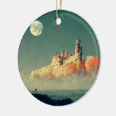 Offshore Citadel Fantasy Sci-Fi Keramisch Ornament (Links)