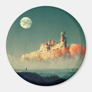 Offshore Citadel Fantasy Sci-Fi Magneet