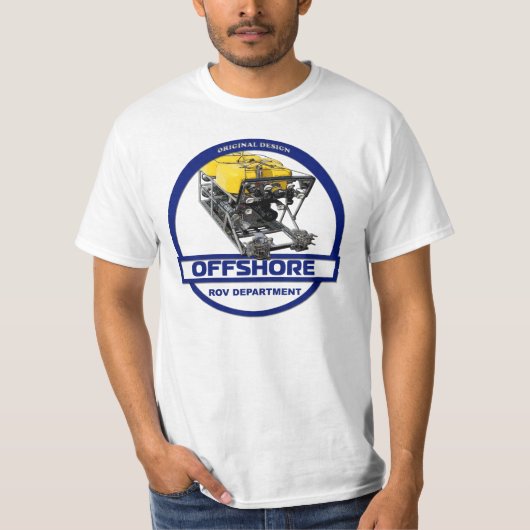 Offshore - ROV-afdeling - wit T-shirt (Voorkant)
