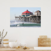 Offshore Santa Ana Winds ,Huntington Beach Ca . Poster (Keuken)