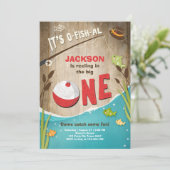 Ofish-al Fishing Invitation Anniversaire Le grand (Debout devant)