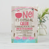 Ofish One Girls Anniversaire Invitation (Debout devant)