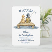 O'Fishal Vist 1e verjaardag Kaart (Staand voorkant)