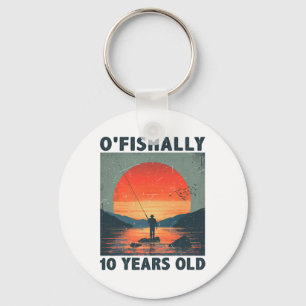 Ofishally 10 jaar oud 2015 Vissen Visser 10e Sleutelhanger