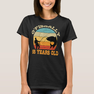 O'Fishally 55 Years Old Vissen Birthday Theme Par T-shirt