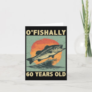 Ofishally 60 jaar oud 1965 Gevist Visser 60e Kaart