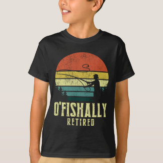 Ofishally Gepensioneerd Grappig Vissen Pensioen  T-shirt