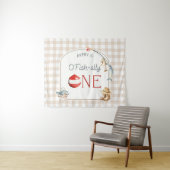 Ofishally One Birthday Personalized Banner  Wandkleed (In Situ (horizontaal))